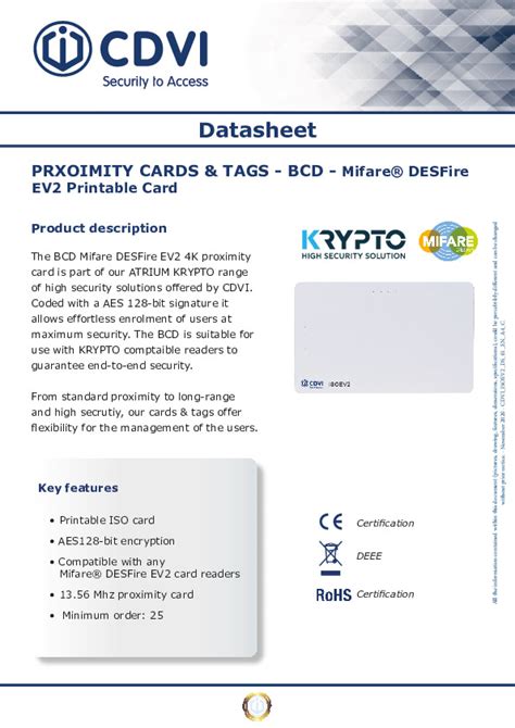 mifare desfire ev2 card price|MIFARE desfire ev2 datasheet.